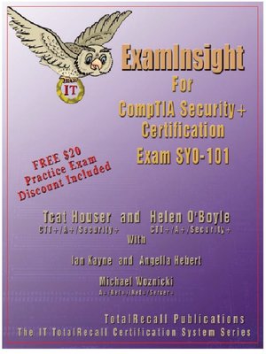 cover image of ExamInsight for CompTIA Security+ Certification Exam SYO-101
